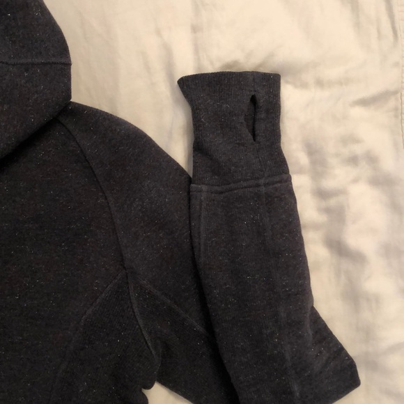 Scuba hoodie heavy cotton fleece size 9 heather gr - Picture 4 of 11